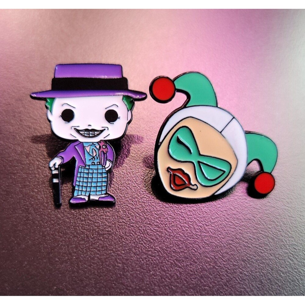 harley quinn and the Joker enamel pin set‎ marvel